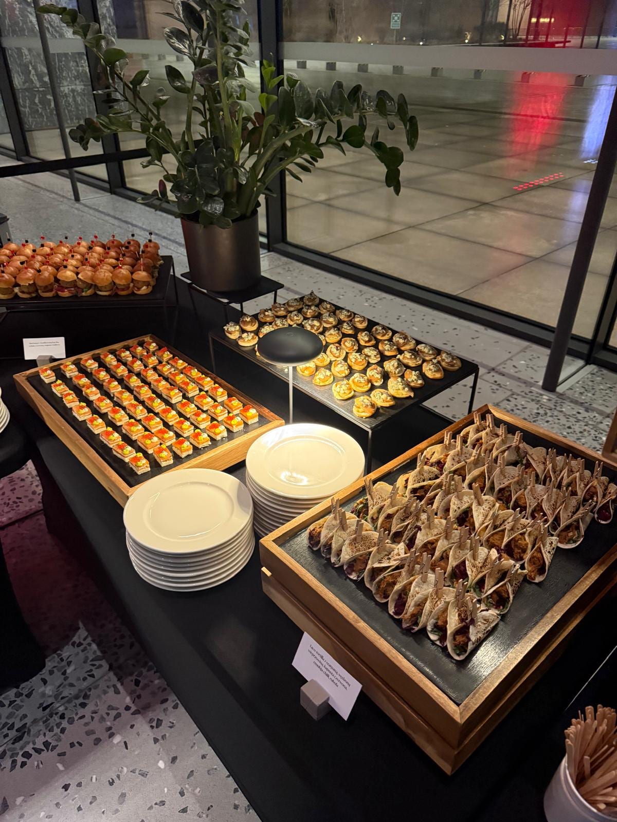Detal cateringu podczas gali
